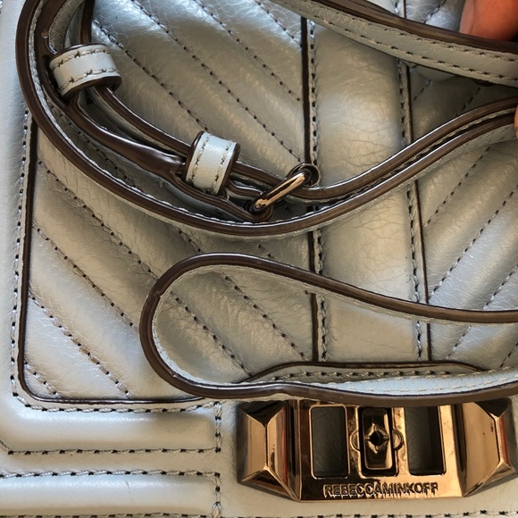 Rebecca Minkoff Chevron quilted Love crossbody - Picture 3 of 7